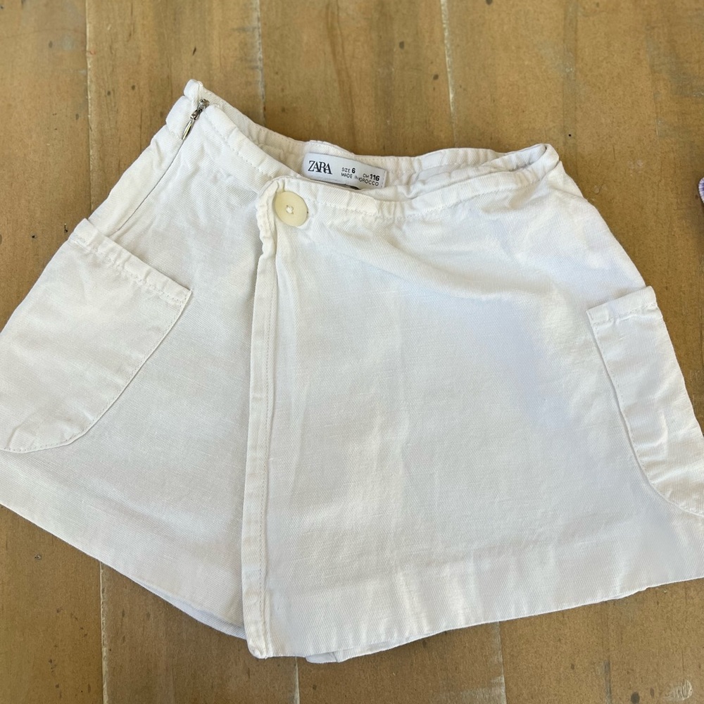 Zara girls pareo skort